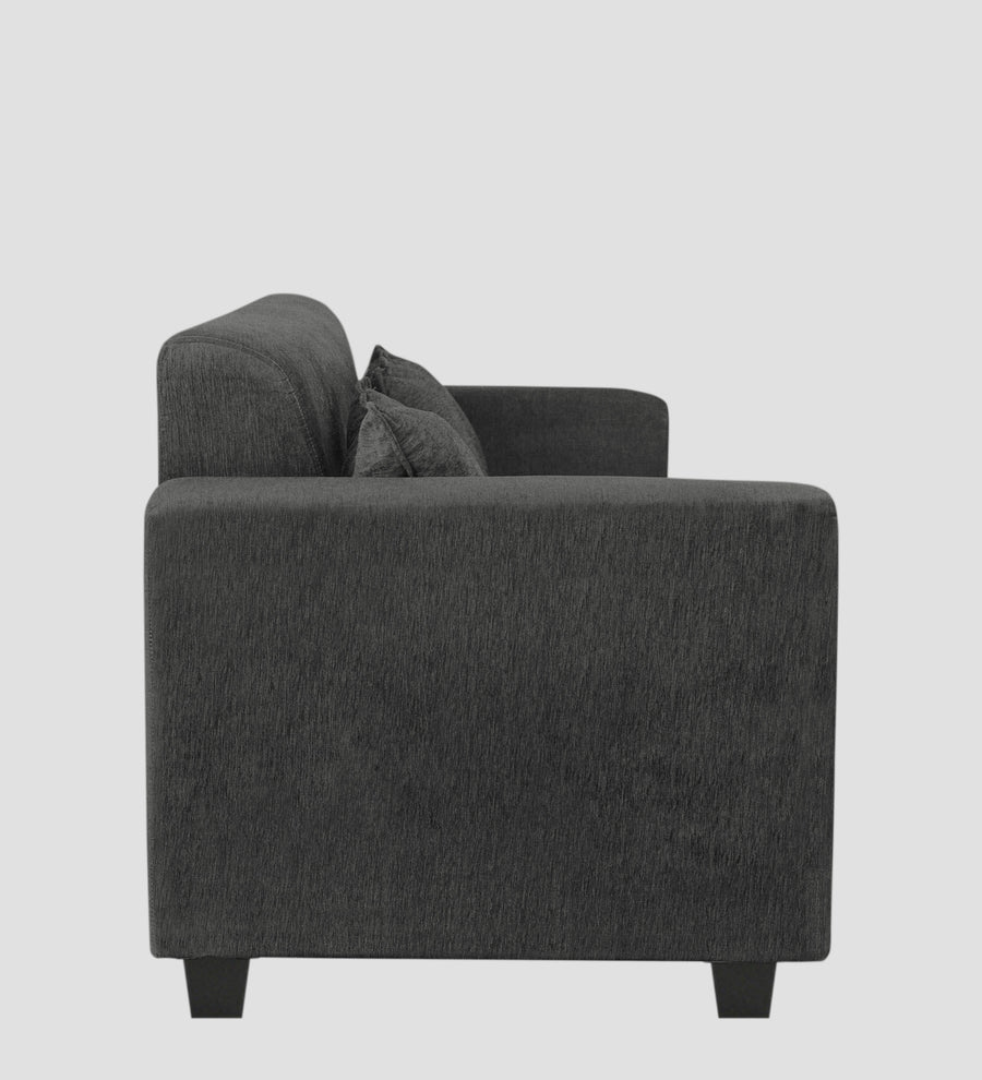 Nebula Fabric 1 Seater Sofa In Charcoal Grey Colour - Febonic Living