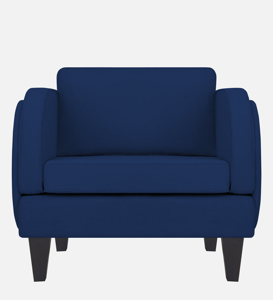 Siddy Fabric 1 Seater Sofa In Royal Blue Colour - Febonic Living
