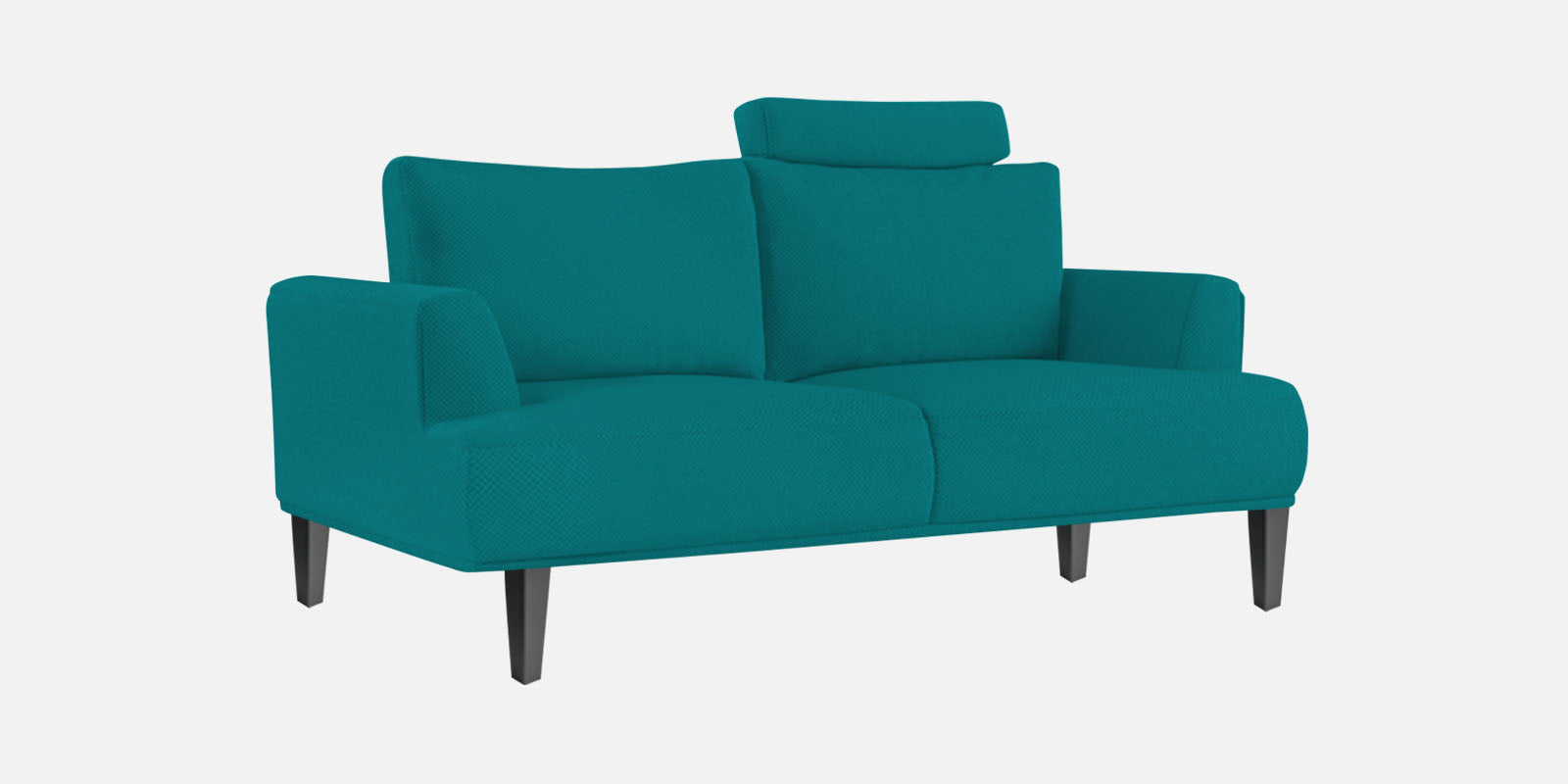 Como Fabric 2 Seater Sofa in Sea Green Colour