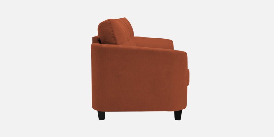 Mulan Fabric 3 Seater Sofa In Royal Orange Colour - Febonic Living
