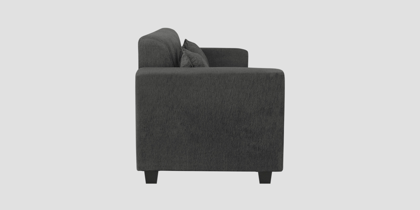 Nebula Fabric 3 Seater Sofa In Charcoal Grey Colour - Febonic Living