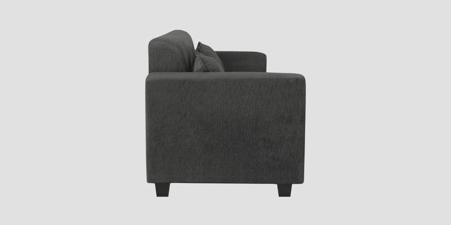 Nebula Fabric 3 Seater Sofa In Charcoal Grey Colour - Febonic Living