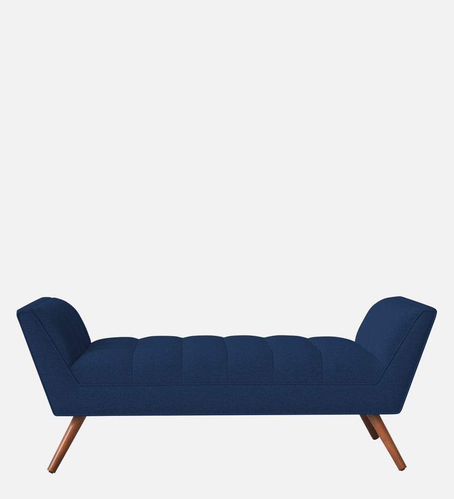 Cartes Velvet Bench In Imperial Blue Colour - Febonic Living