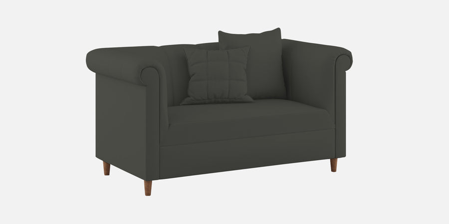 Rubi Velvet 2 Seater Sofa In Hory Grey Colour - Febonic Living