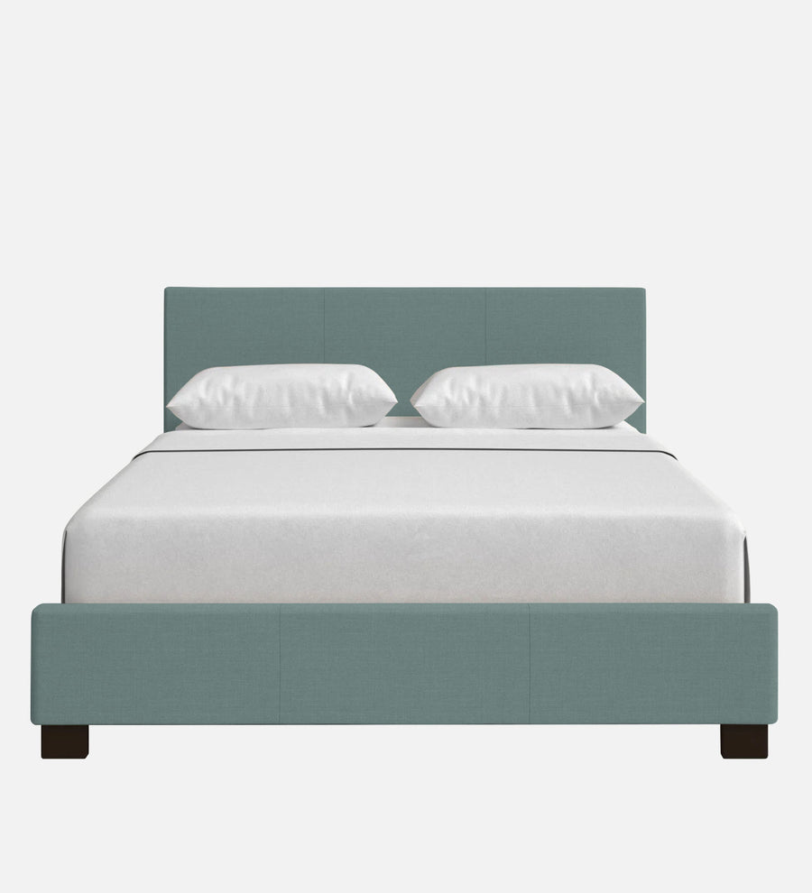 Lora Fabric Upholstered Queen Size Bed In Suka Blue Colour - Febonic Living