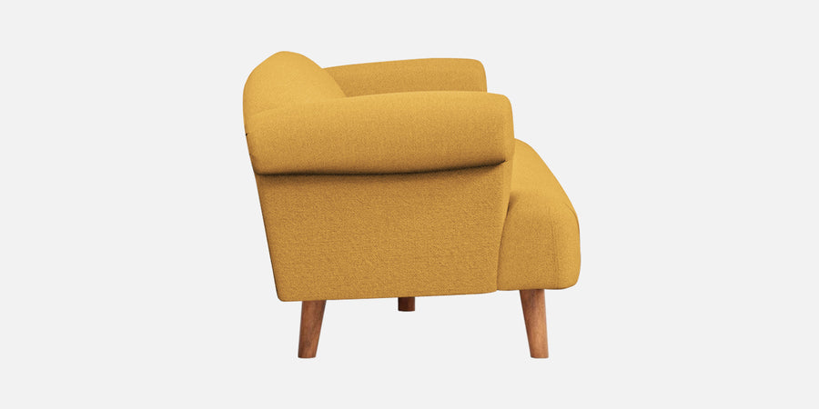 Barber Fabric 3 Seater Sofa In Corn Yellow Colour - Febonic Living