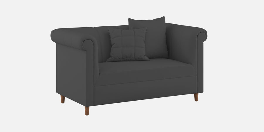 Rubi Velvet 2 Seater Sofa In Davy Grey Colour - Febonic Living