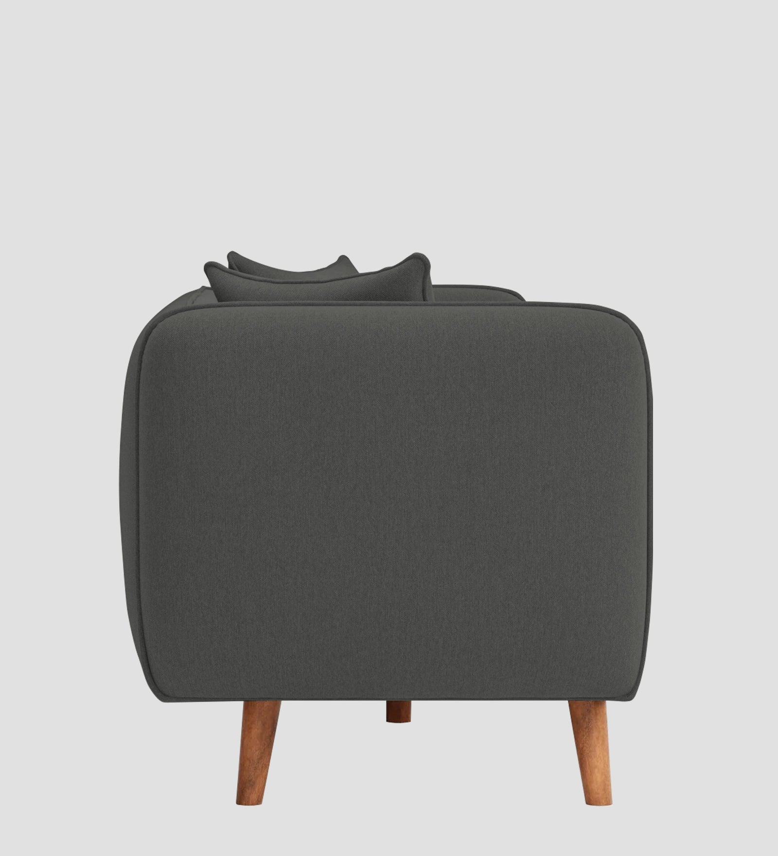 Reva Fabric 1 Seater Sofa In  Stone Grey Colour - Febonic Living