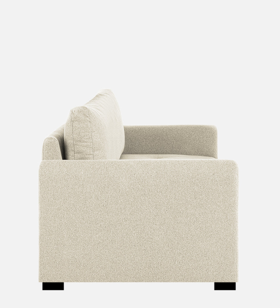 Sigma Fabric 1 Seater Sofa In Ivory Cream Colour - Febonic Living