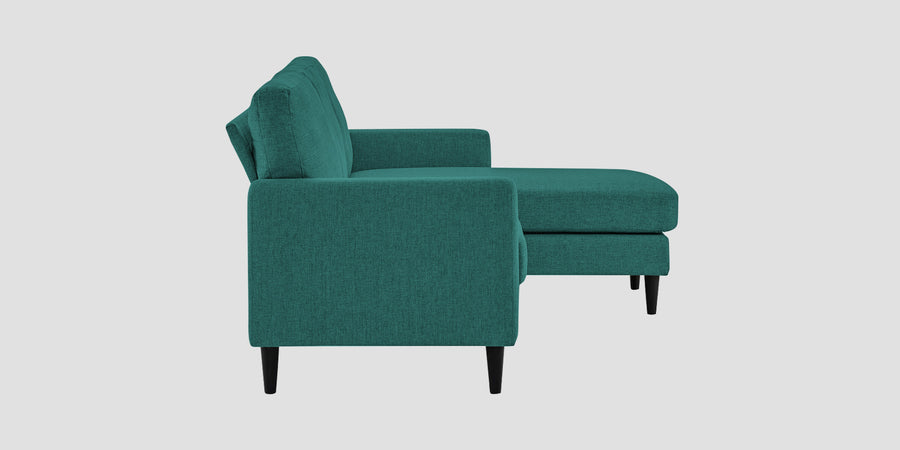 Romie Fabric Rhs Sectional Sofa 2 Lounger In Sea Green Colour - Febonic Living