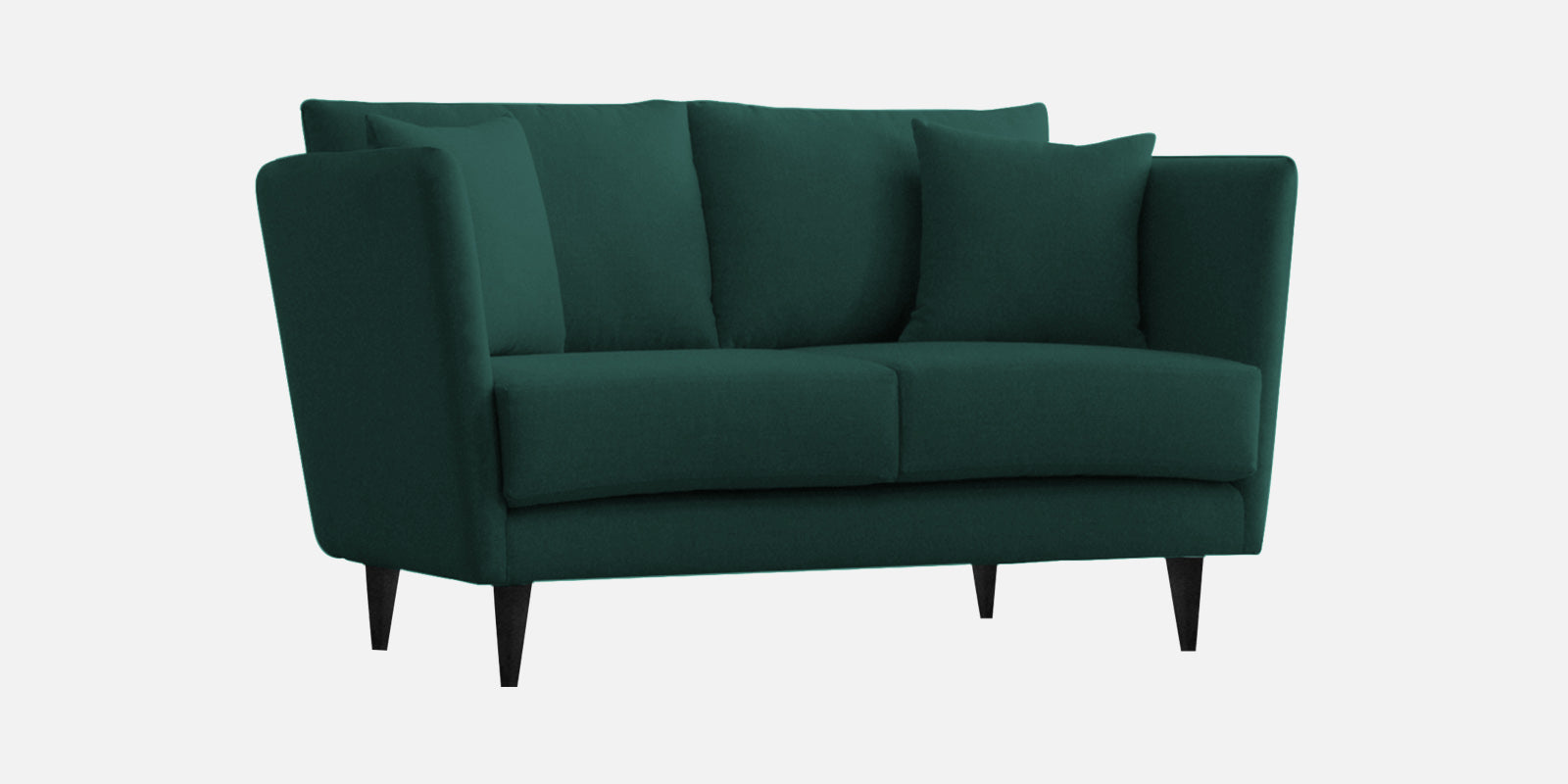 Norway Velvet 2 Seater Sofa In Forest Green Colour