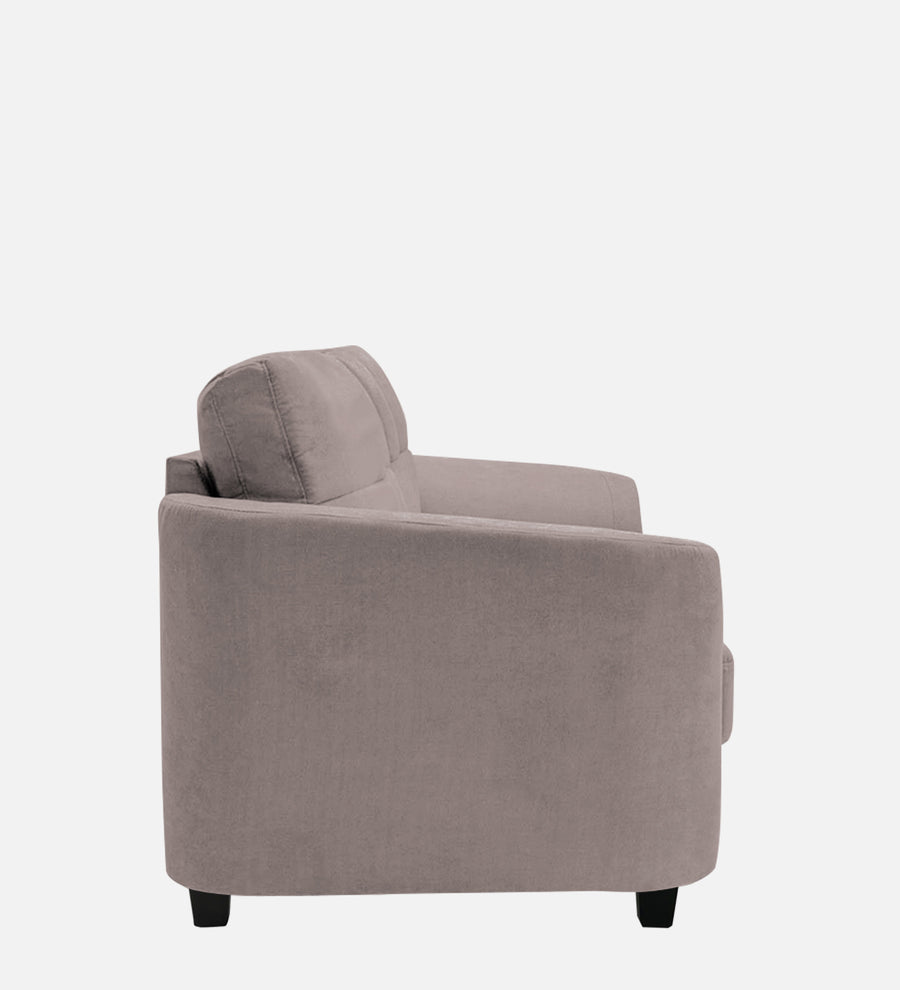 Mulan Fabric 1 Seater Sofa In Almond Beige Colour - Febonic Living
