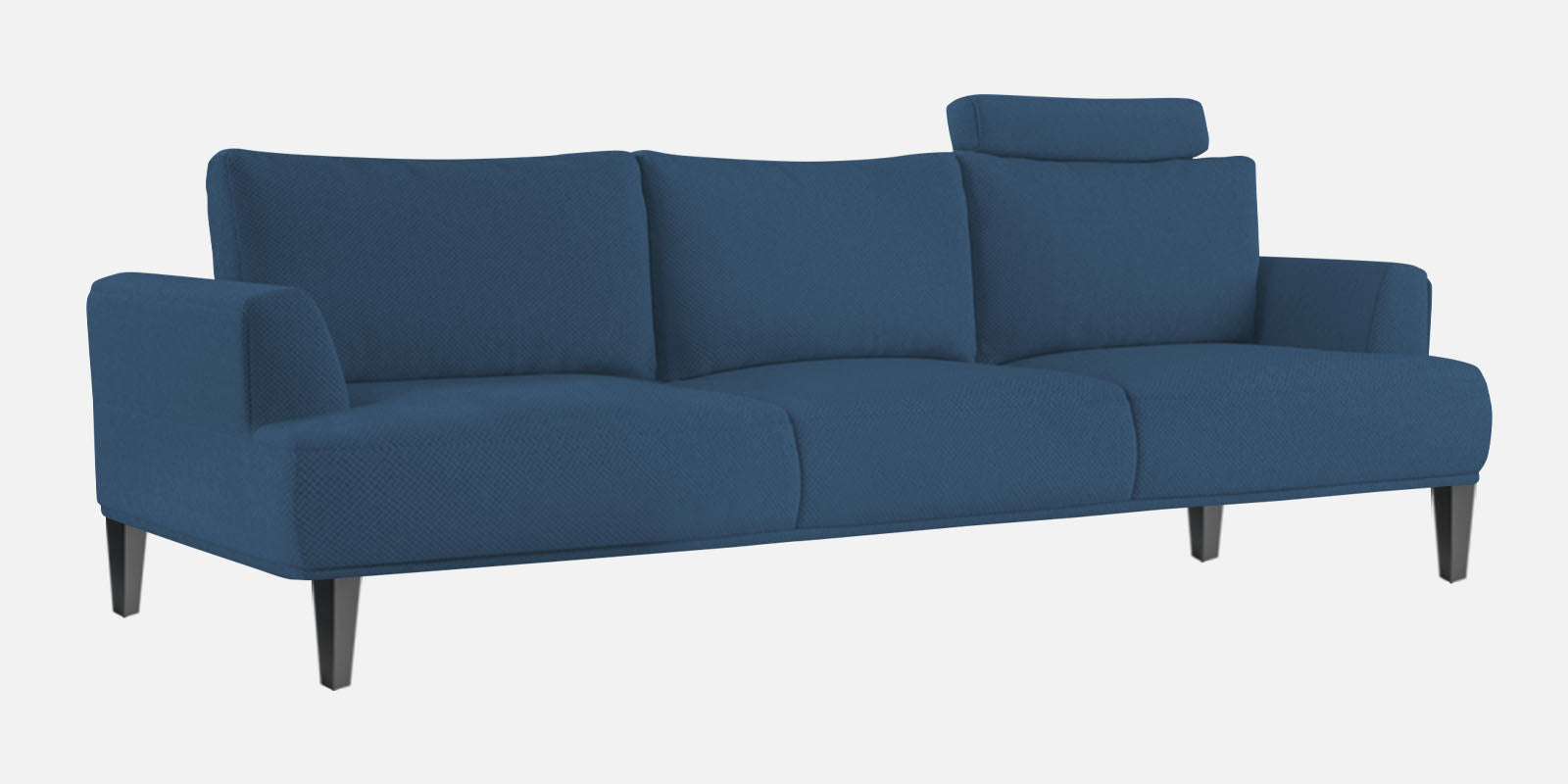 Como Fabric 3 Seater Sofa in Light Blue Colour