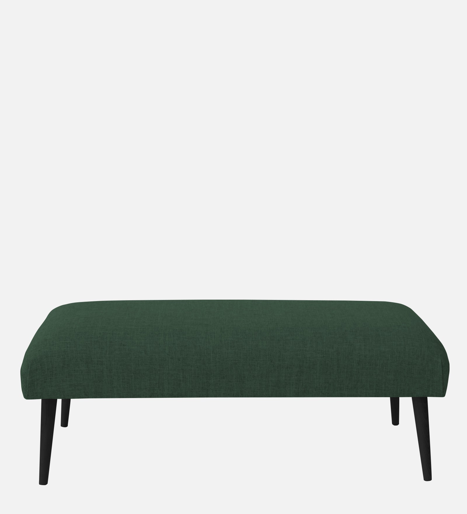 Adon Velvet Bench In Amazon Green Colour