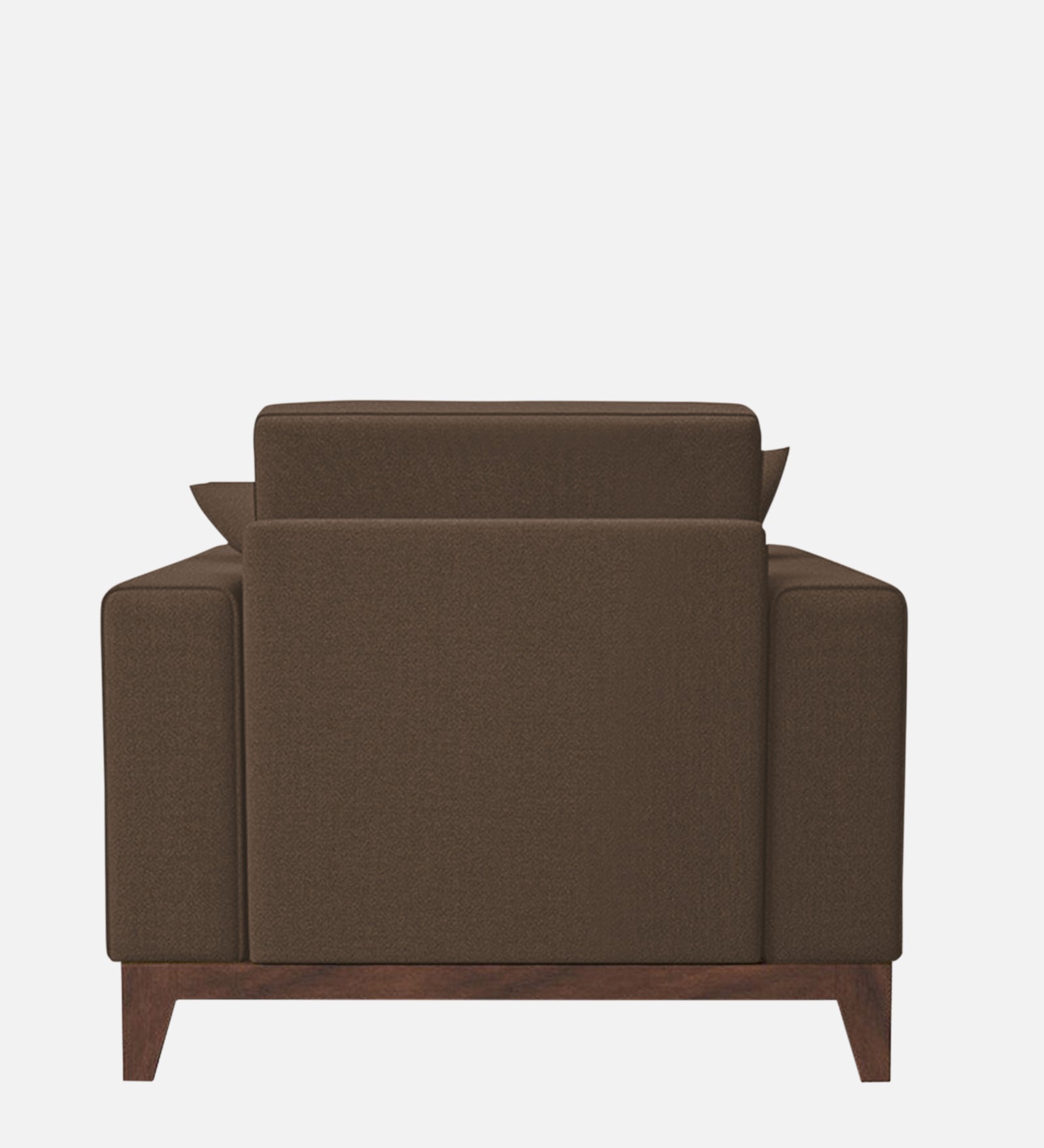 Luca Fabric 1 Seater Sofa in Rosy Brown Colour