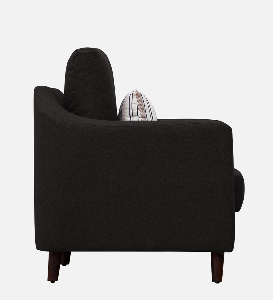 Kevin Fabric 1 Seater Sofa In Cara Brown Colour - Febonic Living