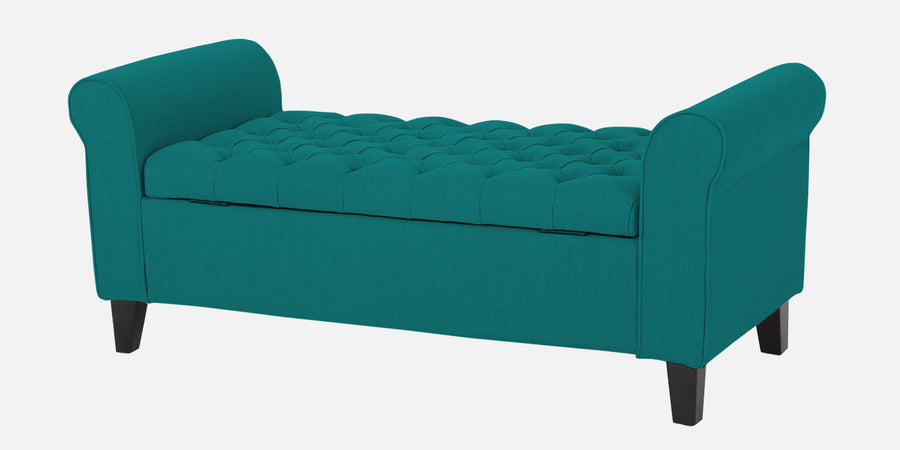 Nowia Fabric 3 Seater Recamier In Sea Green Colour With Storage - Febonic Living
