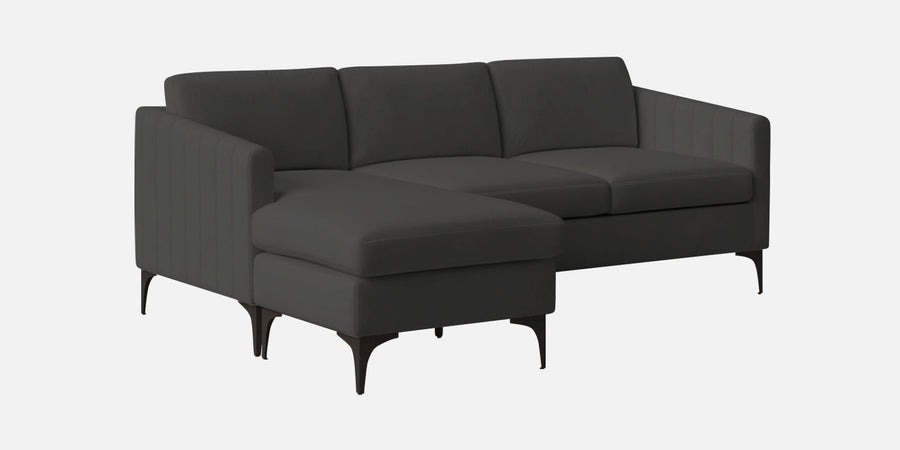 Haru Fabric Rhs Sectional Sofa 2 Lounger In Hory Grey Colour - Febonic Living