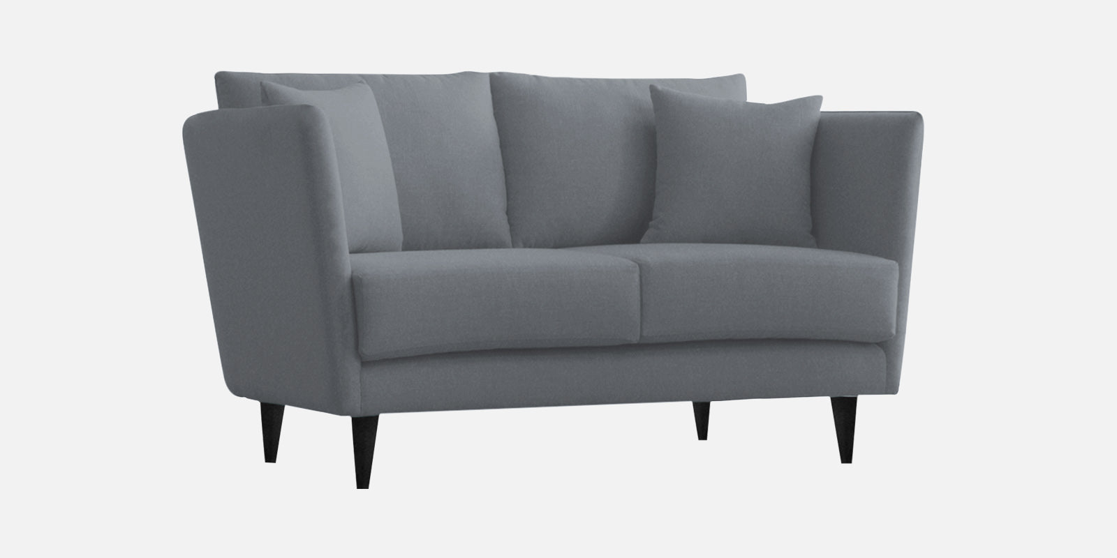 Norway Velvet 2 Seater Sofa In Pubble Grey Colour