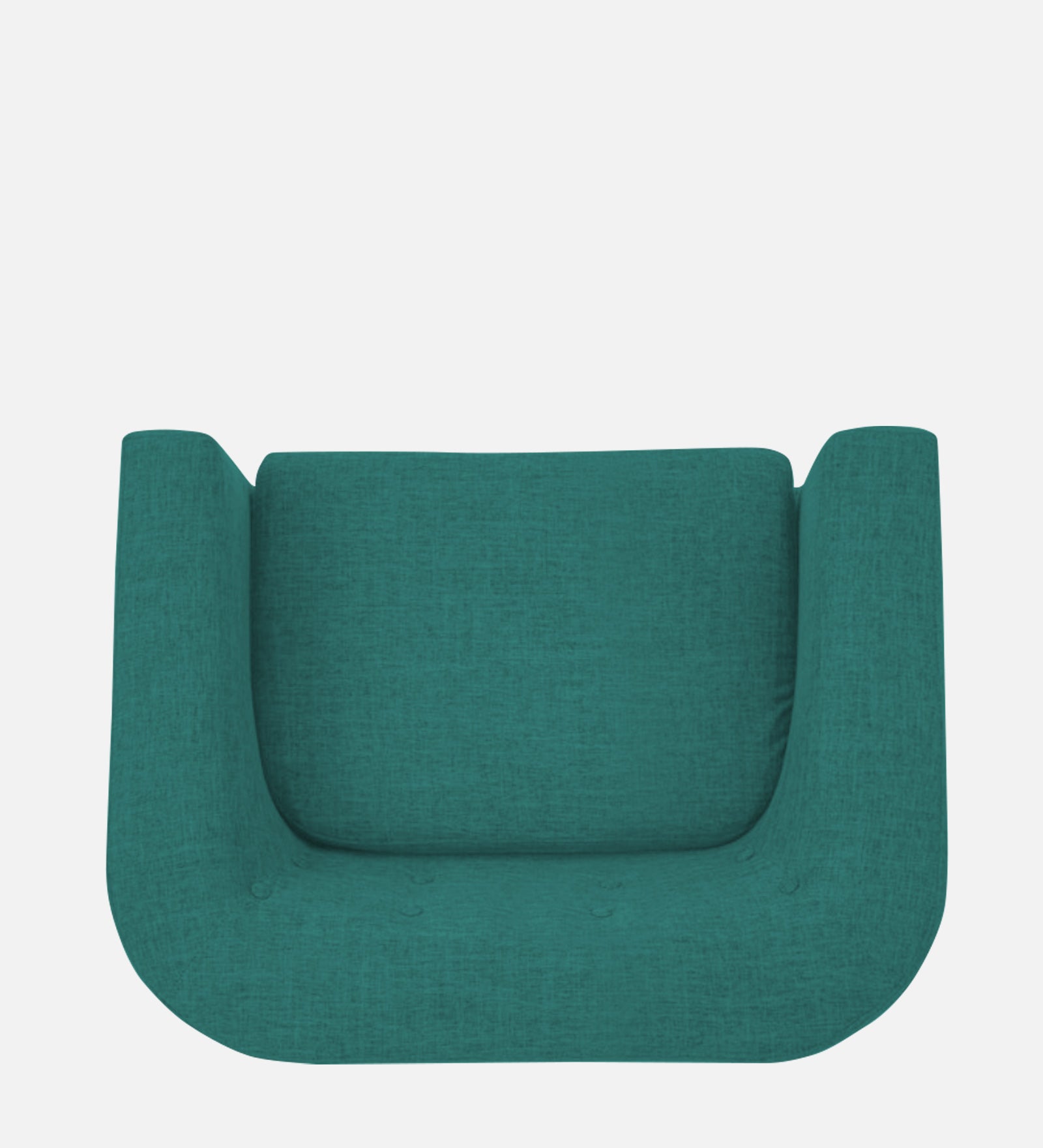 Casper Fabric 1 Seater Sofa in Sea Green Colour