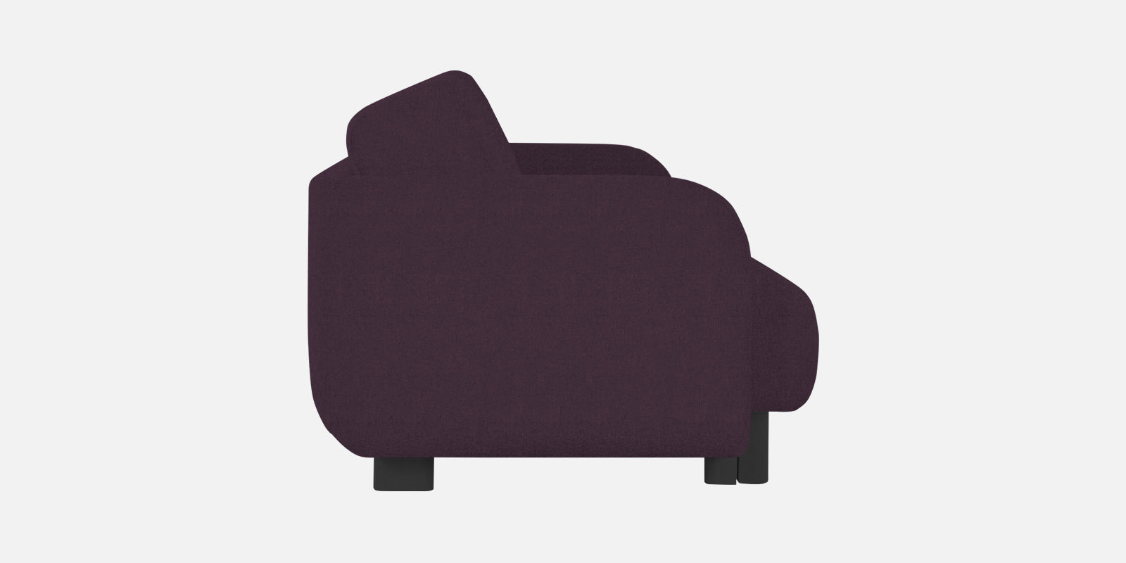 Amara Fabric 3 Seater Sofa In Greek Purple Colour