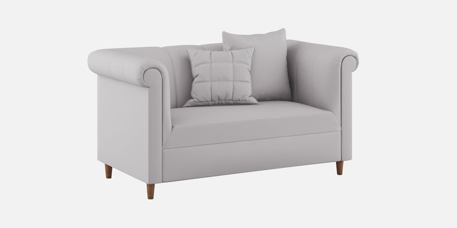 Rubi Velvet 2 Seater Sofa In Concrete Grey Colour - Febonic Living