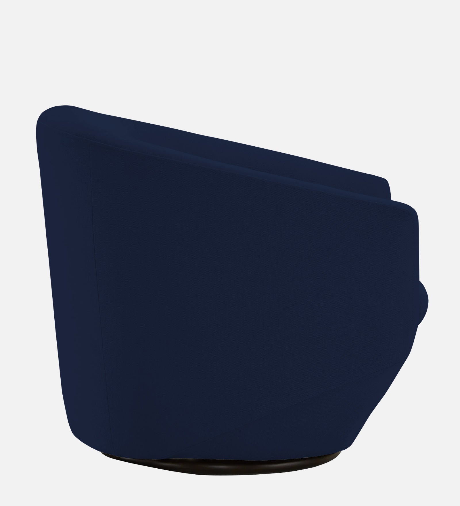 Haddie Velvet Swivel Chair in Indigo Blue Colour