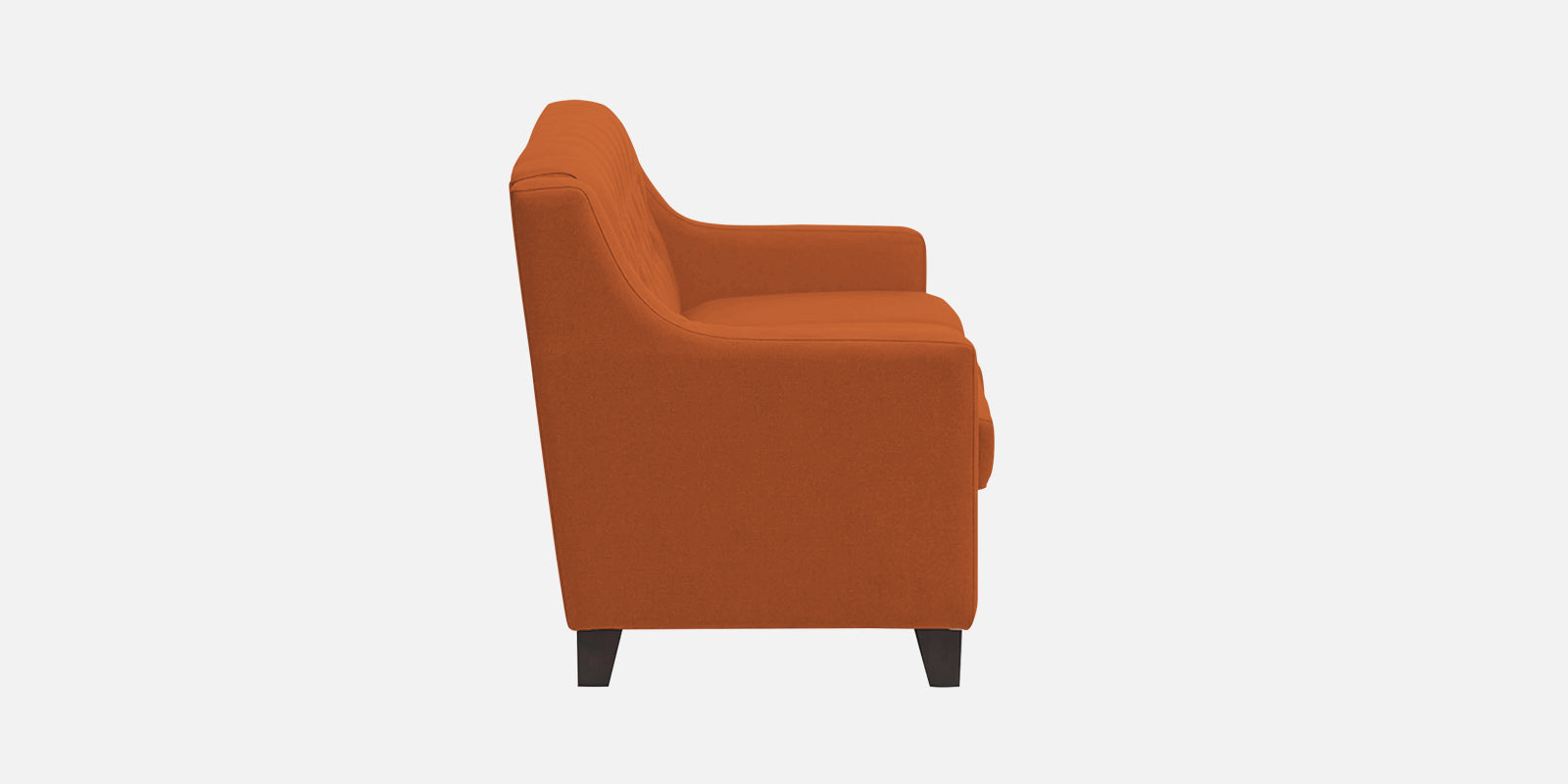 Baidy Fabric 3 Seater Sofa in Vivid Orange Colour