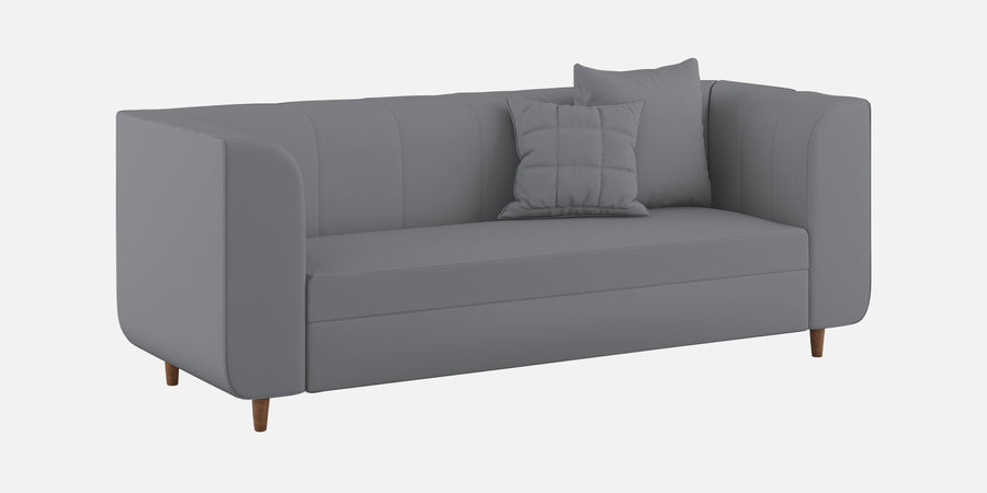 Sumo Velvet 3 Seater Sofa In Pubble Grey Colour - Febonic Living