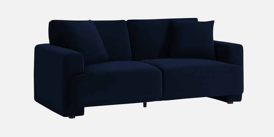 Kosta Velvet 2 Seater Sofa In Dark Blue Colour - Febonic Living