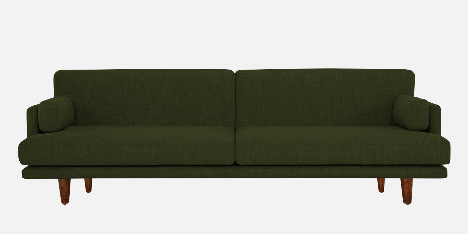 Ricky Fabric 3 Seater Sofa in Olive Green Colour