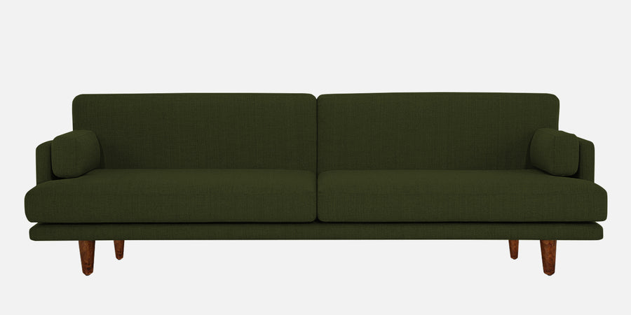 Ricky Fabric 3 Seater Sofa In Olive Green Colour - Febonic Living