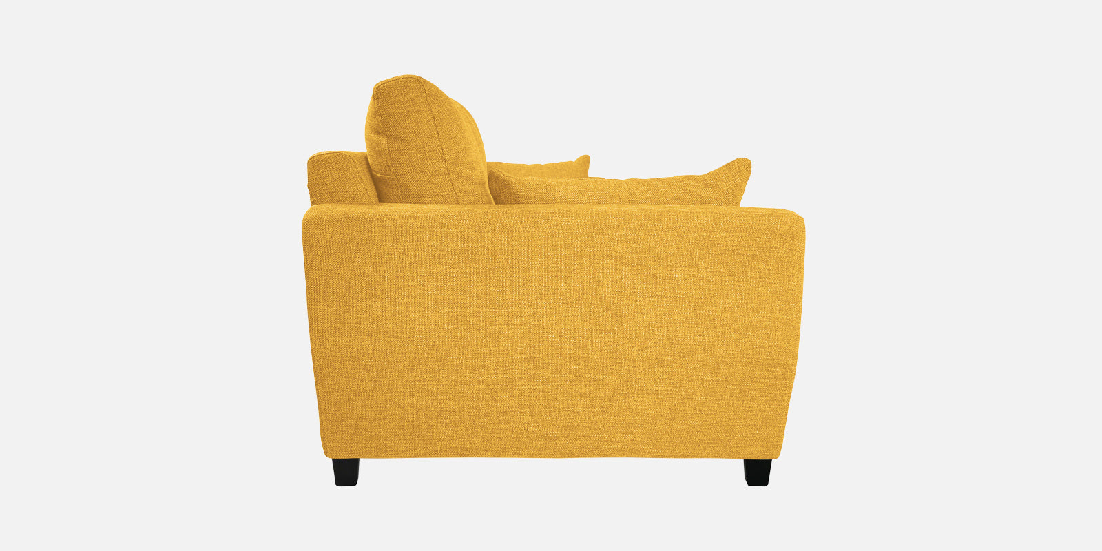 Mario Fabric 2 Seater Sofa in Bold Yellow Colour