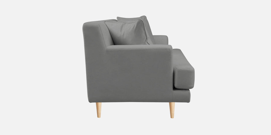 Woody Fabric 2 Seater Sofa In Smoke Grey Colour - Febonic Living