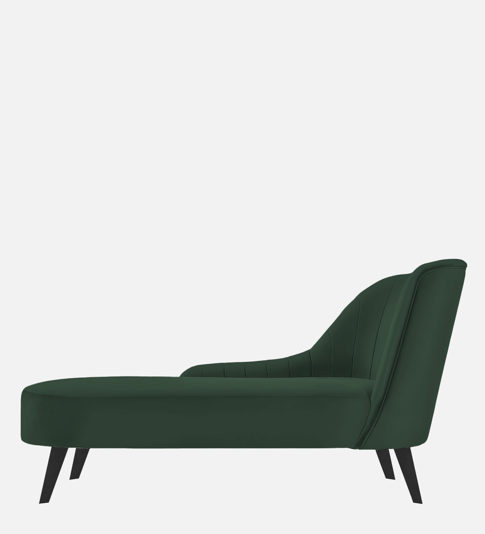 Flora Velvet LHS Chaise Lounger Amazon Green Colour