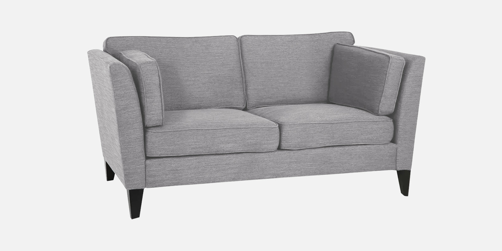 Nigar Fabric 2 Seater Sofa in Lit Grey Colour