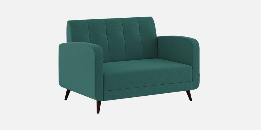Wiki Velvet 2 Seater Sofa In Pine Green Colour - Febonic Living