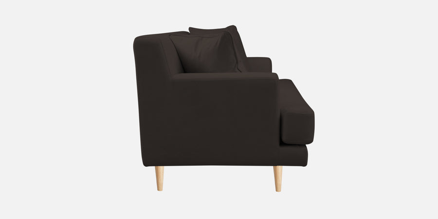 Woody Fabric 2 Seater Sofa In Coal Brown Colour - Febonic Living