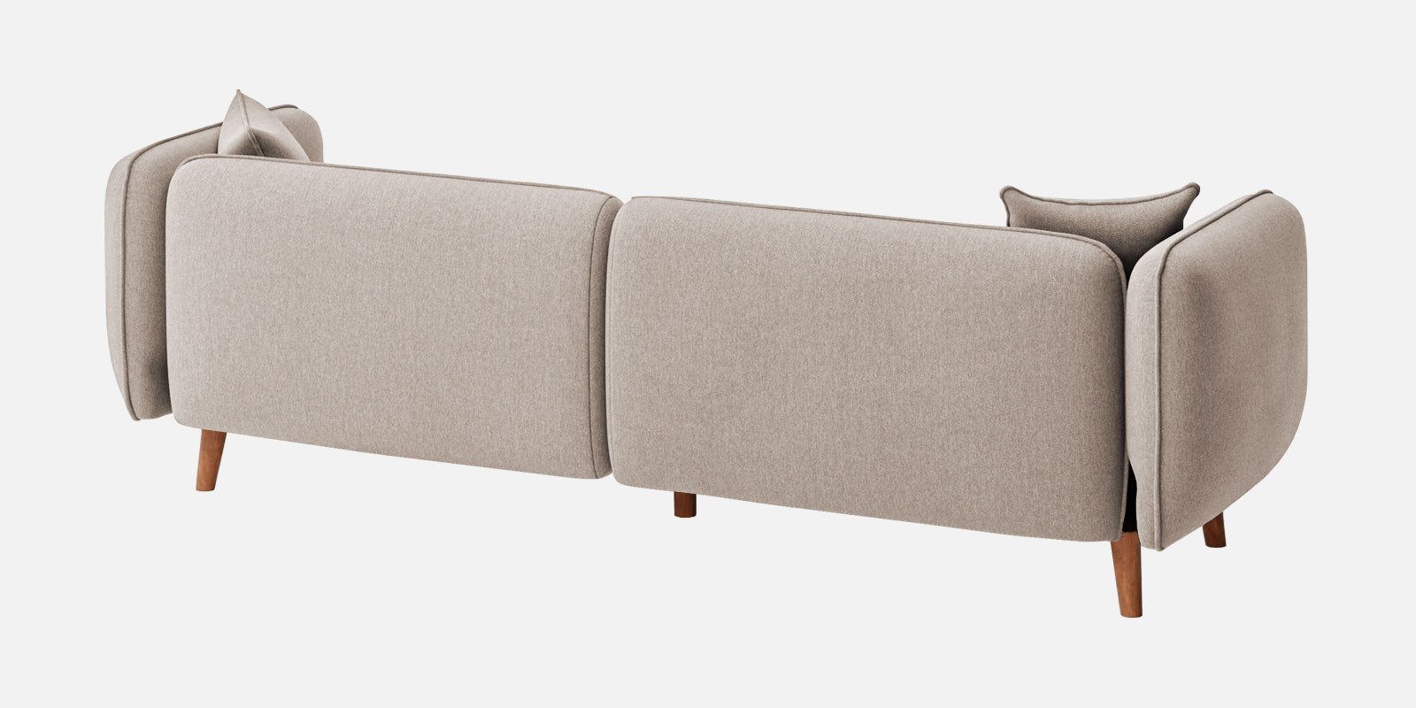 Reva Fabric 3 Seater Sofa In Natural Beige Colour