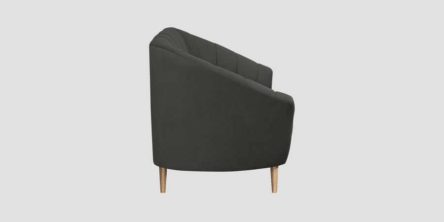 Kaylee Velvet 2 Seater Sofa In Hory Grey Colour - Febonic Living