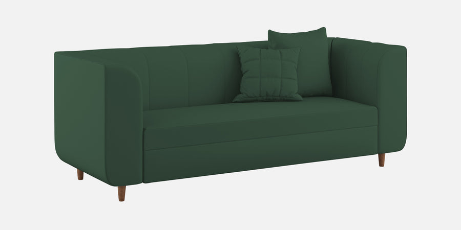Sumo Velvet 3 Seater Sofa In Amazon Green Colour - Febonic Living