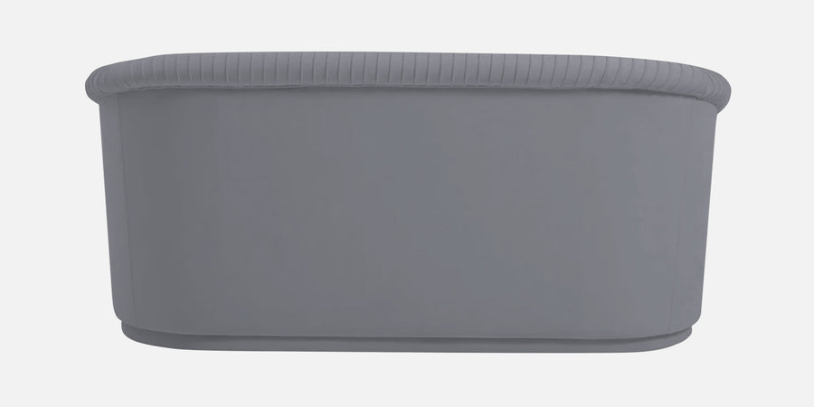 Yara Velvet Fabric 2 Seater Sofa In Pubble Grey Colour - Febonic Living