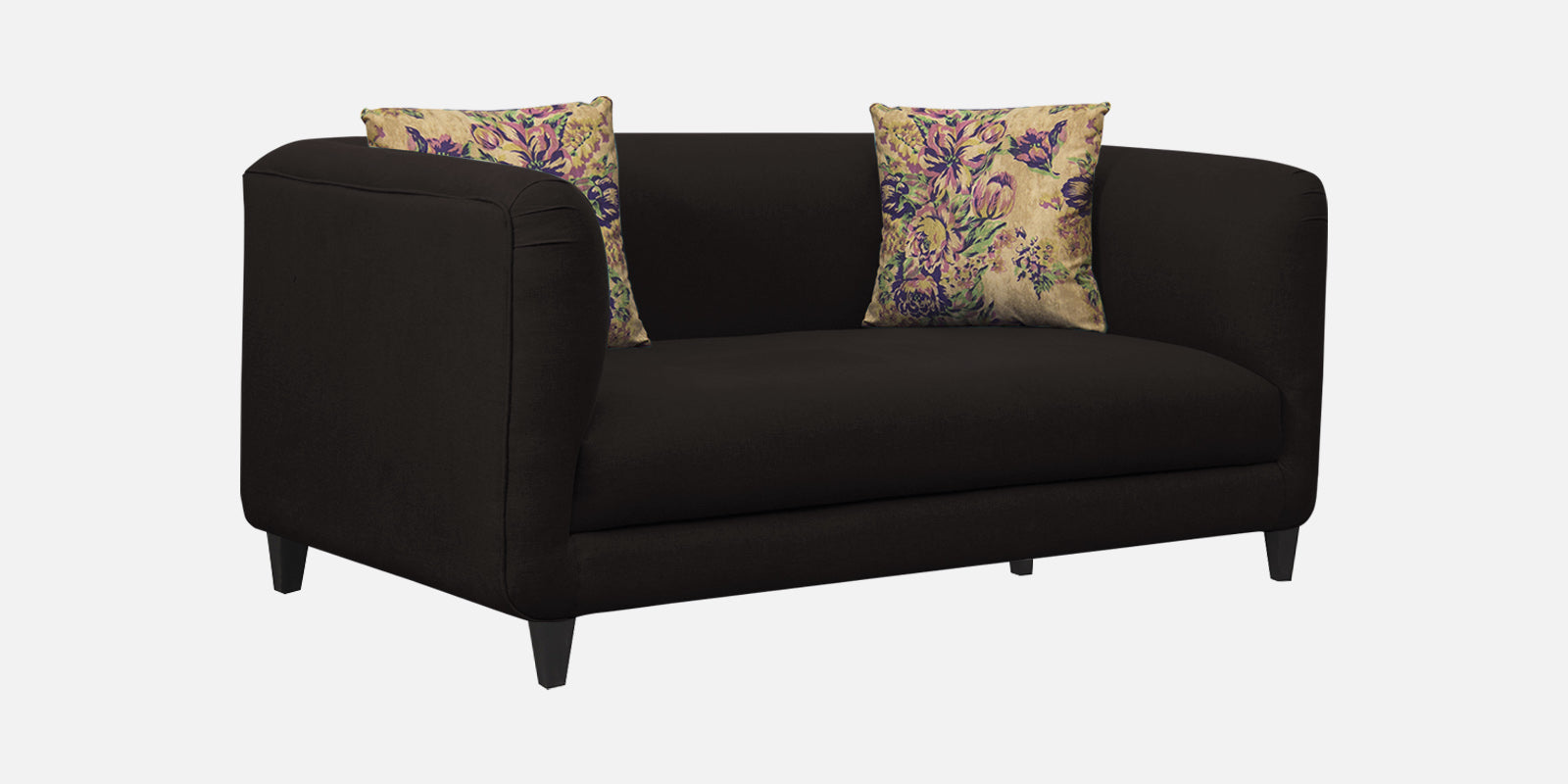 Niki Fabric 2 Seater Sofa in Cara Brown Colour