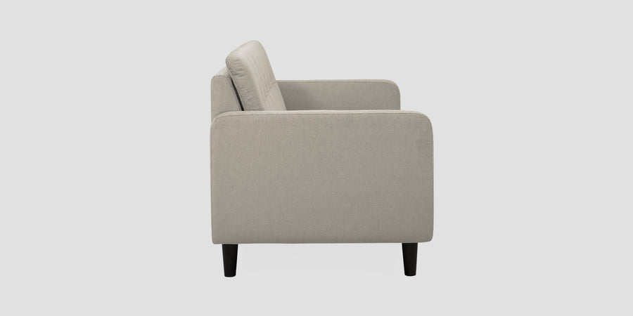 Noha Fabric 2 Seater Sofa In Ash Grey Colour - Febonic Living