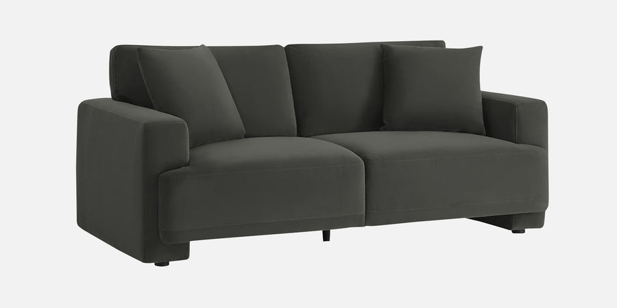 Kosta Velvet 2 Seater Sofa In Hory Grey Colour - Febonic Living