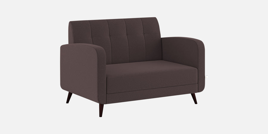 Wiki Velvet 2 Seater Sofa In Mocha Brown Colour - Febonic Living