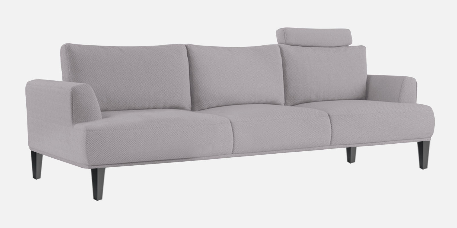 Como Fabric 3 Seater Sofa in Lit Grey Colour