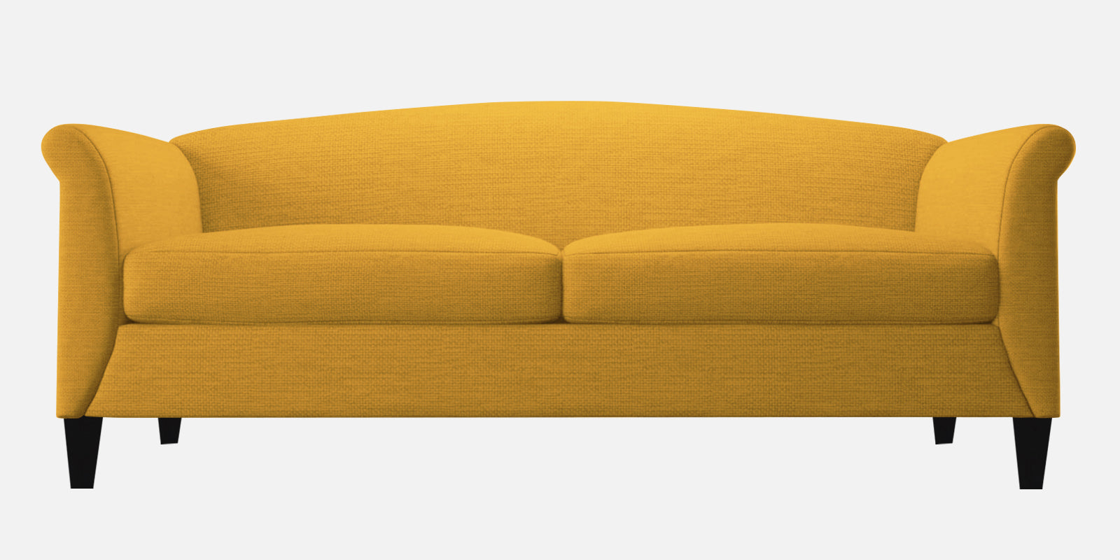 Kimber Fabric 3 Seater Sofa in Bold Yellow Colour