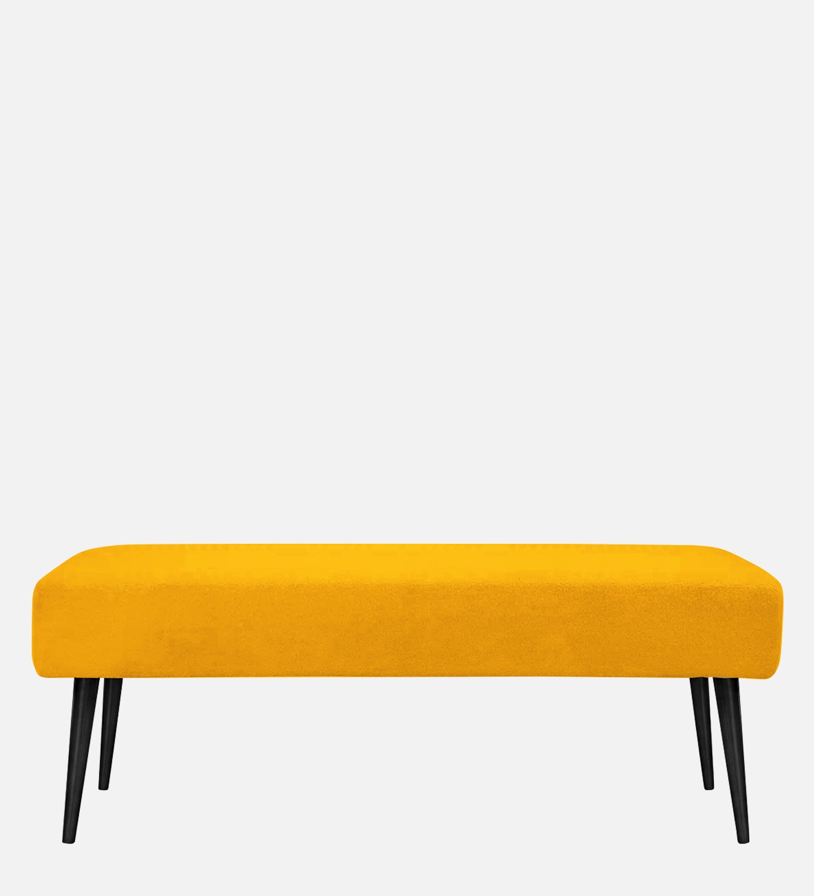 Orbit Fabric Bench In Bold Yellow Colour