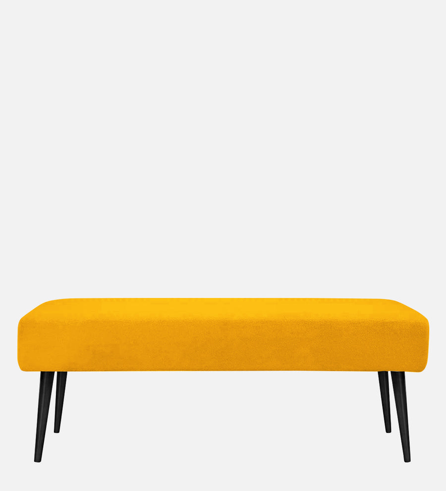 Orbit Fabric Bench In Bold Yellow Colour - Febonic Living